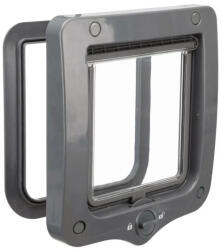 TRIXIE Macskaajtó 2 utas 20x22cm szürke