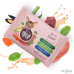 Delickcious Dinner 4x85g Kacsa Bárány Lazac