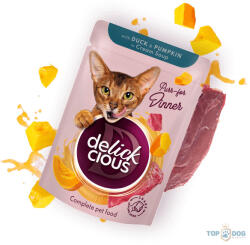 Delickcious Dinner 85g Kacsa Sütőtök