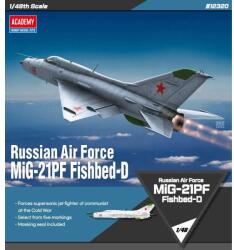 Academy Model Kit avion 12320 - Forțele Aeriene Ruse MiG-21PF Fishbed-D (1: 48) (36-12320)