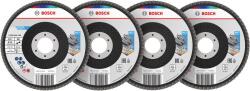 Bosch Lamellás csiszolótárcsa készlet X451, 125 × 22, 23 mm, G40; 60; 80; 120, T27, 60 db 2608626164 (2608626164)