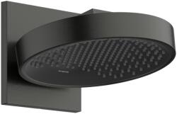 Hansgrohe Rainfinity Fejzuhany 250 1jet fali csatlakozóval, EcoSmart, Szálcsiszolt Fekete Króm 26227340 (26227340)