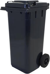  Háztartási Szemetes Kuka 11946 - 120 L, Fekete