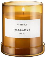 Blomus (Германия) Ароматна свещ BLOMUS VALOA с аромат Bergamot - Ø9 х h9 см - цвят кафяв (BLOMUS 65545)