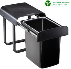 Ekotech - Beépíthető Hulladékgyűjtő ALADIN BLACK BIO - 1 x 16 liter - fizz