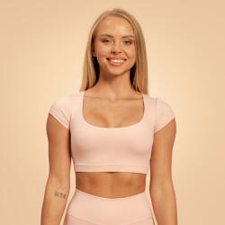 GymBeam BeastPink Дамска къса тениска Sense Pink M
