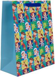  Papírtasak kék/zöld fiús 26*32 (27989)