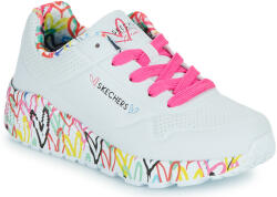 Skechers Pantofi sport Casual Fete UNO LITE - LOVELY LUV Skechers Alb 34 - spartoo - 306,90 RON