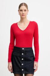 Tommy Hilfiger pamut pulóver - piros L - answear - 53 990 Ft