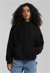 Urban Classics Ladies Short Sherpa Jacket black