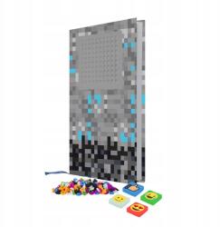 Pixie Crew A5-ös vonalas/kockás füzet szürke panellel (PXN-12-68)