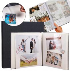  Fotóalbum Beilleszthető Fotó Scrapbooking Kreatív Fekete 35x33 (BIU/MW/A-ALB05)