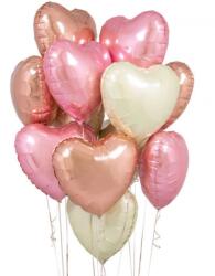  Léggömb Szív Lufik Szív 10 Db rózsaszín