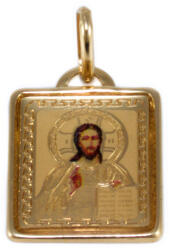 Ékszershop Jézus arany lap medál (1329837)