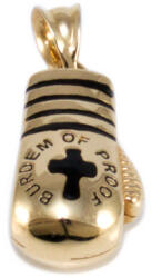 Ékszershop Zománcozott arany boxkesztyű medál (1332590)