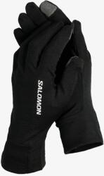 Salomon Merino Gloves Kesztyű okostelefonhoz - deep black - S