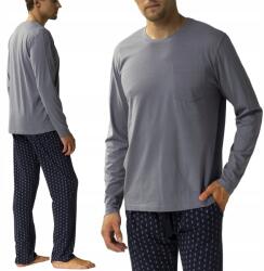 Atlantic NMP-373 férfi laza hosszú ujjú pizsama Pamut S (NMP-373 SZARA)
