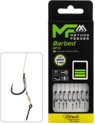Mikado MF14 kész method feeder előke - szakállas horoggal (10 cm, 8 db) 6 (HMFB214I-06)