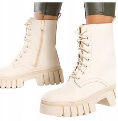 Casu Női Cipő Klasszikus Tornacipő Fűzött Cipzáras Divatos New R 40 (G22WX1/BE-N)