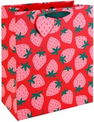 Eurowrap ajándéktasak (26, 5x33x14 cm) epres (6) (37049-2C)