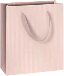 STEWO ajándéktasak (18x8x21 cm) fényes púder, anyagában csíkos, Paro (6) (2543996526)