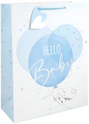 Eurowrap ajándéktasak (33x45, 5x15 cm) Baby, kék (6) (36881-1WC)