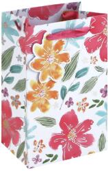 Eurowrap ajándéktasak (12, 7x20, 3x9 cm) virágos (6) (37031-9C)