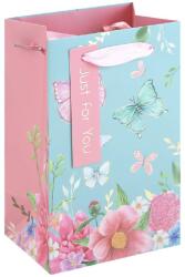 Eurowrap ajándéktasak (12, 7x20, 3x9 cm) pillangós (6) (36956-9C)