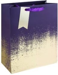 Eurowrap ajándéktasak (26, 5x33x14 cm) lila, arany ombre (6) (36866-2C)