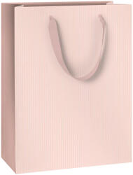 STEWO ajándéktasak (23x13x30 cm) fényes púder, anyagában csíkos, Paro (6) (2544996526)