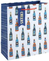 Eurowrap ajándéktasak (21, 5x25x10 cm) sörösüveges (6) (37025-3C)