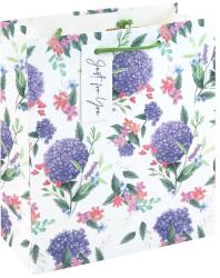Eurowrap ajándéktasak (21, 5x25x10 cm) lila hortenzia (6) (36968-3C)