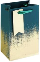 Eurowrap ajándéktasak (12, 7x20, 3x9 cm) zöld, arany ombre (6) (36869-9C)