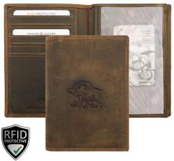 Giorgio Carelli 413600 602 EU Giorgio Carelli motívumos igazolványtartó vaddisznó egészalakos - embexy