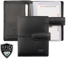 Giorgio Carelli 513387 002 Giorgio Carelli bőr bankkártyatartó fekete