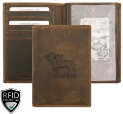 Giorgio Carelli 413600 604 EU Giorgio Carelli motívumos igazolványtartó szarvas egészalakos