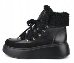 Nessi Női tornacipő Nessi 24701 műbőr fekete méret36 (24701)