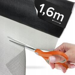 NextHook Fekete méteráru háló 1, 6m x 1m Szúnyogháló fiberglass szál (C16-1m)