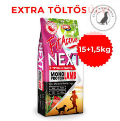  FitActiveNEXT Hypoallergenic MONO LAMB with cranberry (Bárány-vörösáfonya, 15 kg+1, 5 kg) (315898TT)