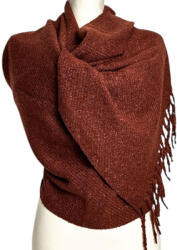  Női sál Meleg Viszkóz Gyapjú rojtokkal Bordó sál (szal z wełny)