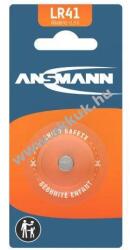 ANSMANN LR41 LR736 AG3 1, 5V gomb gombelem alkáli