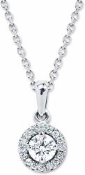 White & Black Halo briliáns gyémánt medál - 0, 38 karát - GIA (AU14250)