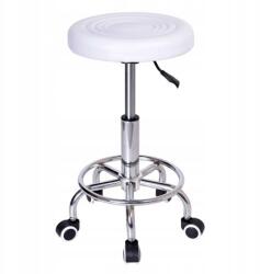 eHokery Monza fodrászati/kozmetikai szék, fehér (STOŁEK MONZA BIAŁY)