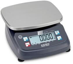KERN FPE 30K-3 (30kg/0, 002kg) digitális asztali mérleg ellenőrző mérés, darabszámlálás, adapter (FPE 30K-3)