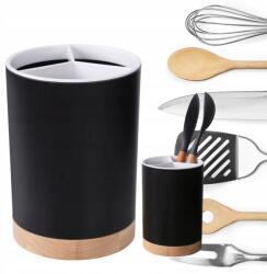  Állvány rendszerező konyhai csepegtető evőeszközökhöz Kések és konyhai eszközök (Black)