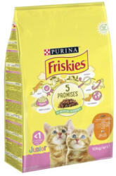 Friskies Junior Csirkével, tejjel és hozzáadott zöldségekkel száraz - pet2000