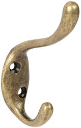 WALTECO Sentini kabáttartó antik sárgaréz (WT-8252)