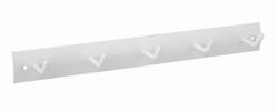 WALTECO Ruhatartó 260x30 mm 5 akasztóval fehér (WT-8071)