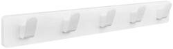 Walteco Ruhatartó 550x70 mm 5 akasztó fehér MDF+fehér FSC (WT-8601)