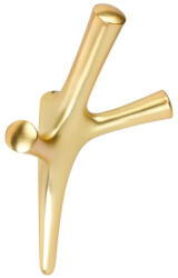 Walteco Amioso I kabáttartó szálcsiszolt sárgaréz (WT-7758)